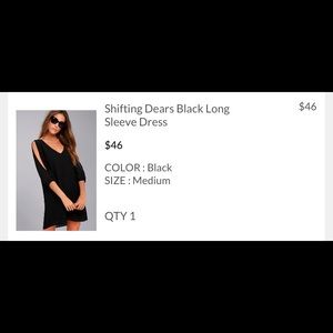 Lulu’s shift dress